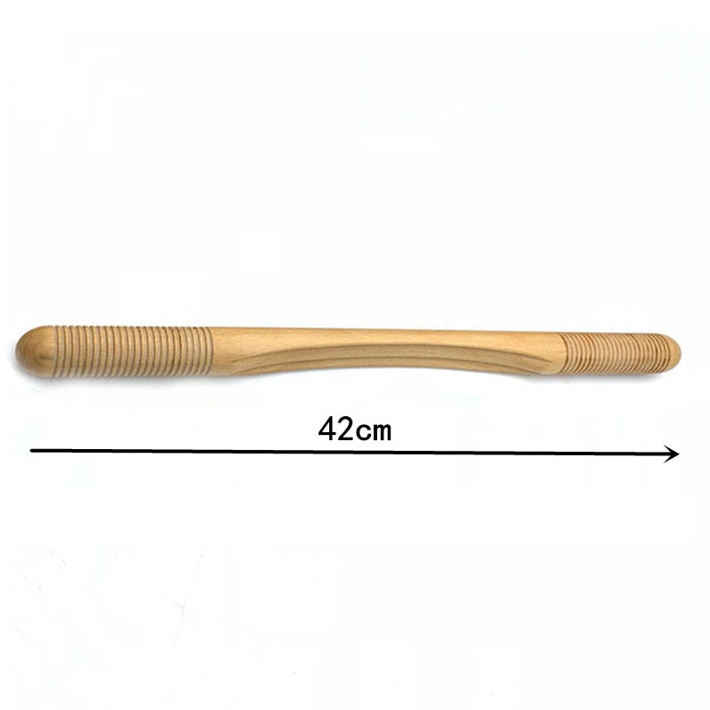 

3Pcs Scraping Stick Beech Wood Back Shoulder Neck Waist Leg Massage Tools Meridian Brush Slim Cellulite Massager Rod