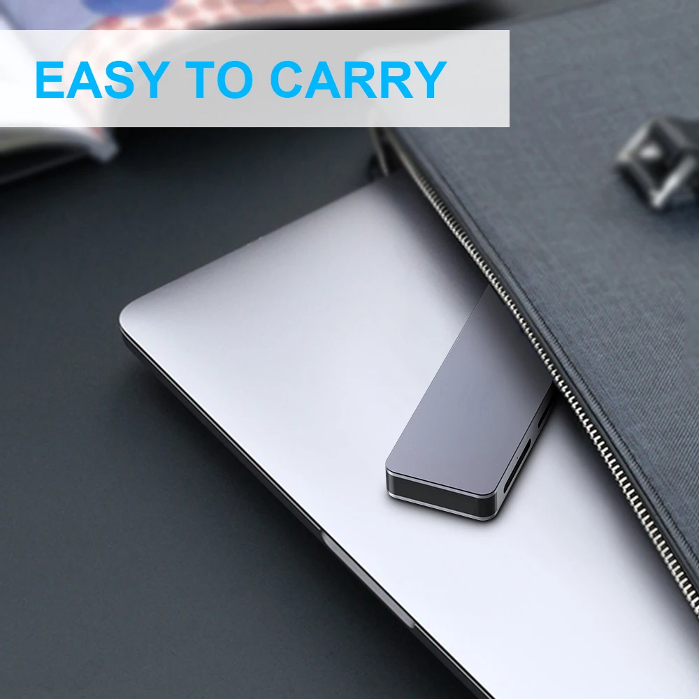 Rocketek считывание карт памяти с 5 картами usb 3 0 Type c адаптер для micro SD/TF CF MS XD compact flash