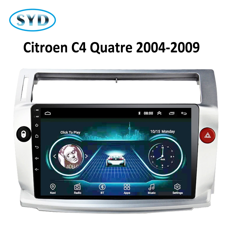 Автомагнитола для Citroen C4 C Triomphe Quatre 2004 2009 головное устройство GPS navi поддержка