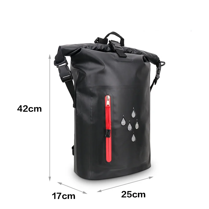 PVC Drifting Bag Multifunctional Waterproof Bag  Male and Female Shoulder Outdoor Backpack Lightweight Drifting Beach Bag X414A