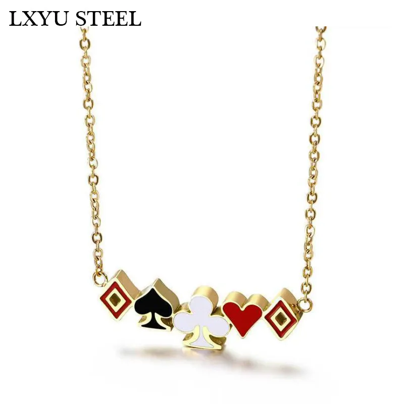 Горячая Распродажа колье для покера модное женское ожерелье женщин ювелирные
