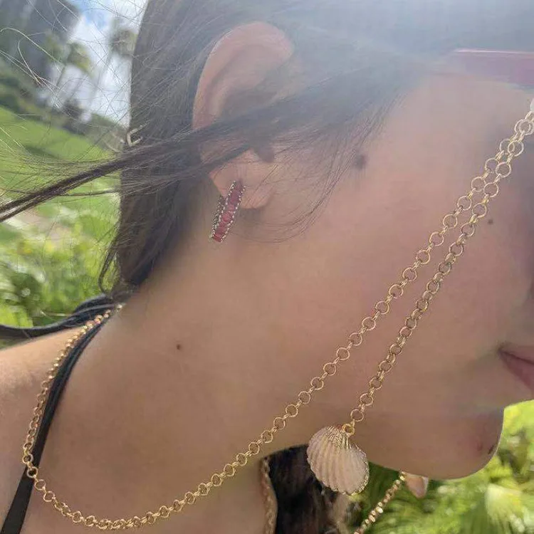 Новинка 2020 модная женская элегантная цветная оболочка нескользящая цепочка