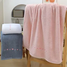 Serviette de bain en coton, serviette de plage, de sport, hôtel, peignoir, Salon de beauté, Sauna, Spa, décoration de la maison, cadeau de saint valentin, T67  (4)