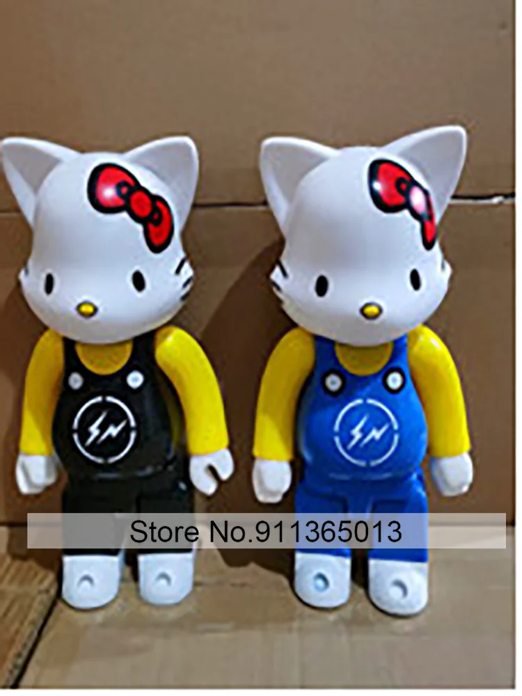

Bearbricklys 28cm 400% Bear&bricklys Toy Lightning Cat Blocks Bear Toy Action Toy Figures Garage Kits Dolls Kids Toys