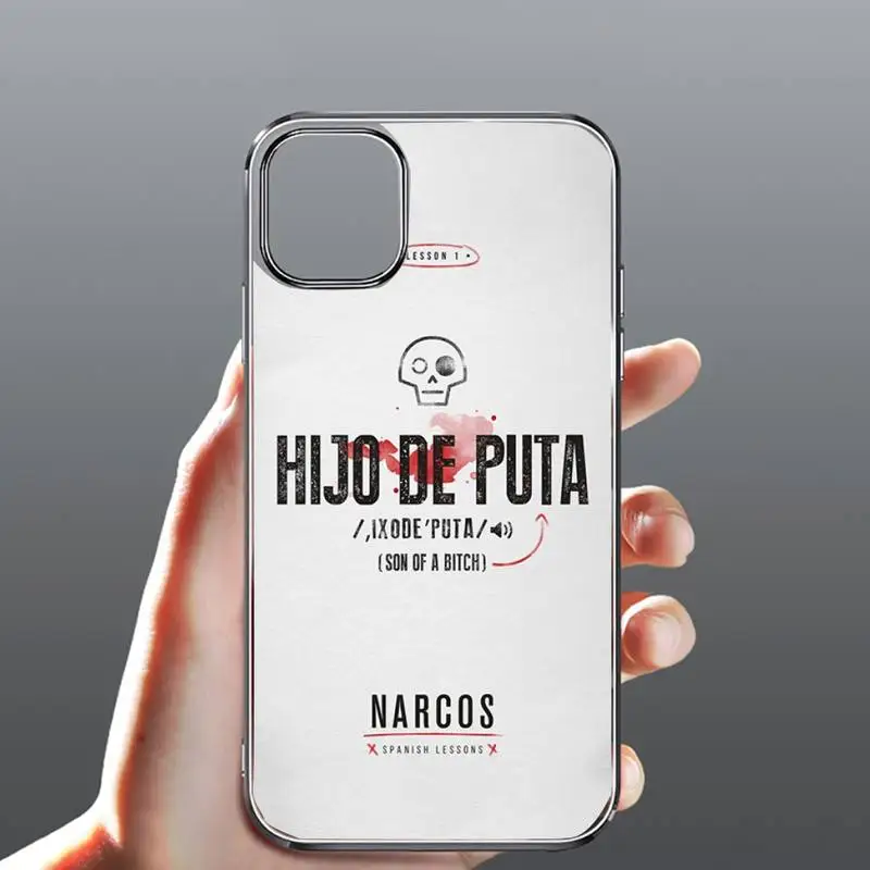 

Pablo Escobar Drug lord American TV Phone Case Transparent for iPhone Samsung 11 12 6 7 8 9 30 Pro X Max XR Plus lite