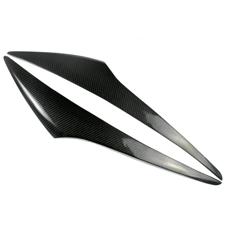 

for Ford Focus 2015-2018 Carbon Fiber Headlights Lamp Eyebrow Eyelid Cover Sticker Trim