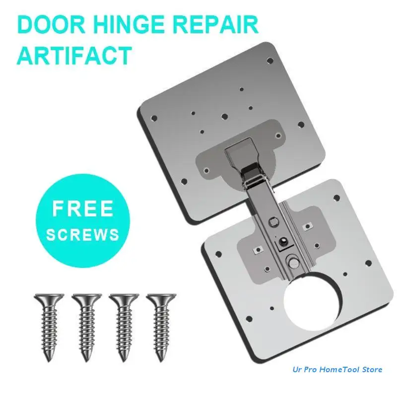 

Cabinet Hinge Repair Plate for Wood Furniture Shelves Cabinet M17E