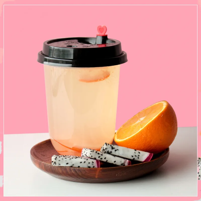 50 шт Высокое качество u-образная креативная Одноразовая чашка для молочного чая