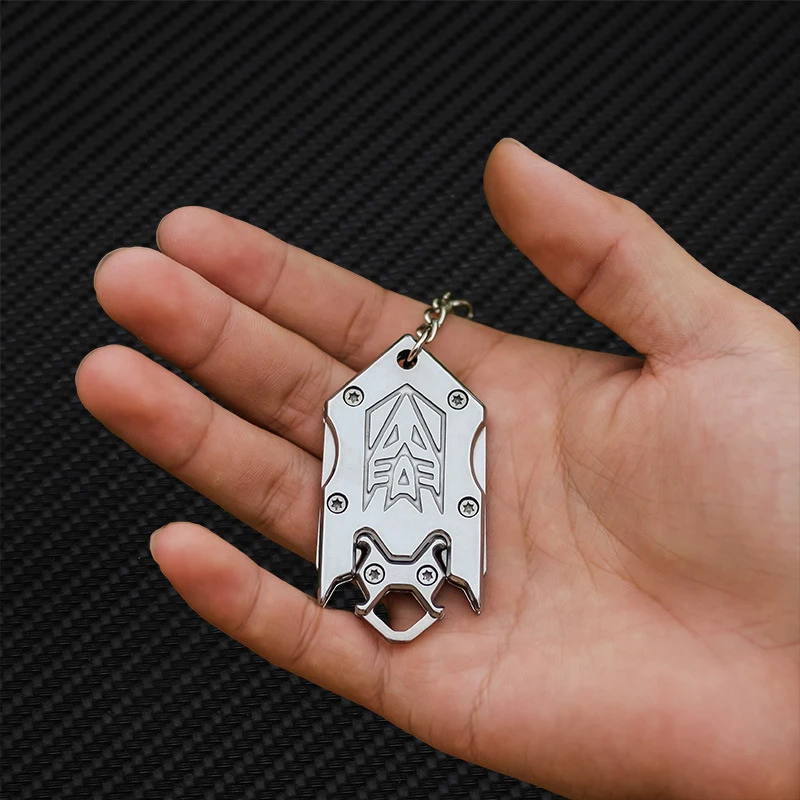 Мини-трансформеры складной нож черный цвет титан для самозащиты портативный