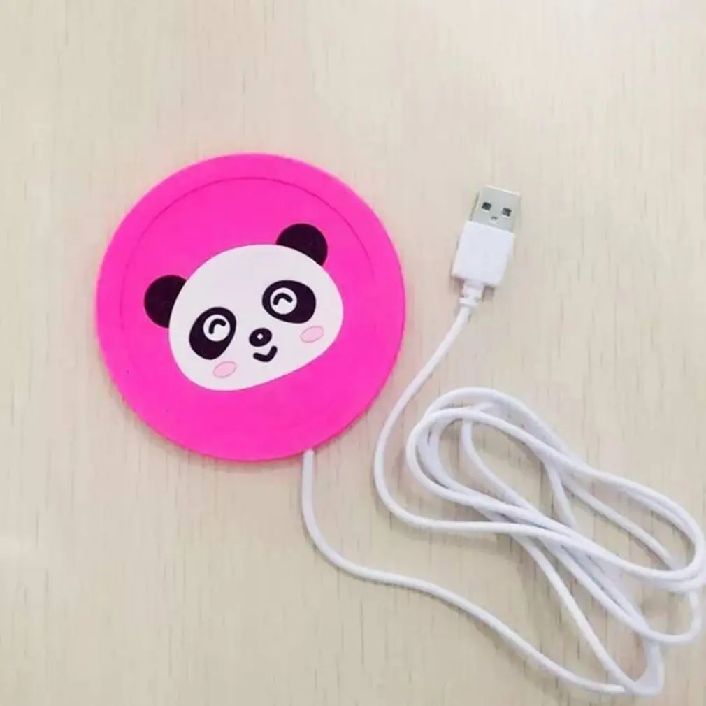 Мультяшная чашка для чая кофе кружка коврик грелка USB источник питания