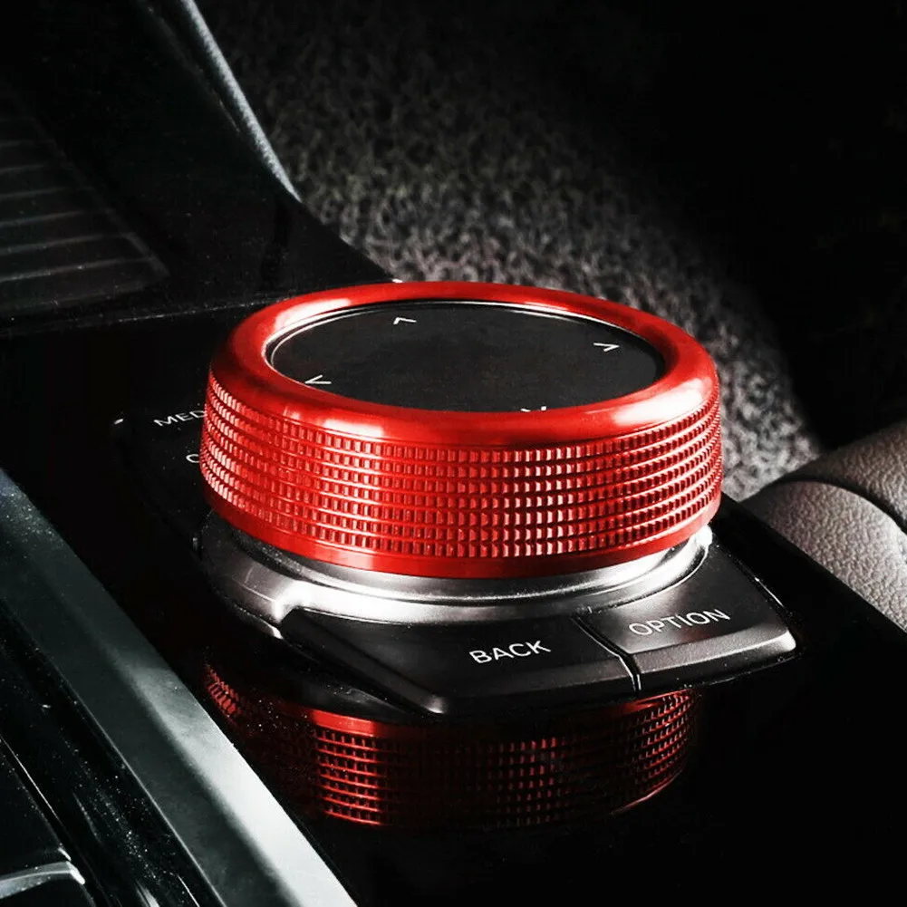 

1PC Decoration Ring 7 Button Knob Cover Multimedia Controller Practical