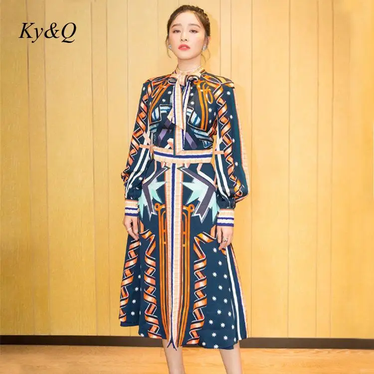 Женское модельное Брендовое вечернее платье синее винтажное трапециевидной