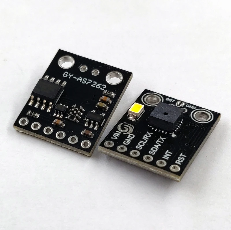 Módulo do Sensor do Espectrômetro da Cor da Cor da Luz Infravermelha Visível Gy-as7262 As7263 As7341 Acessórios p/ quadro de demonstração