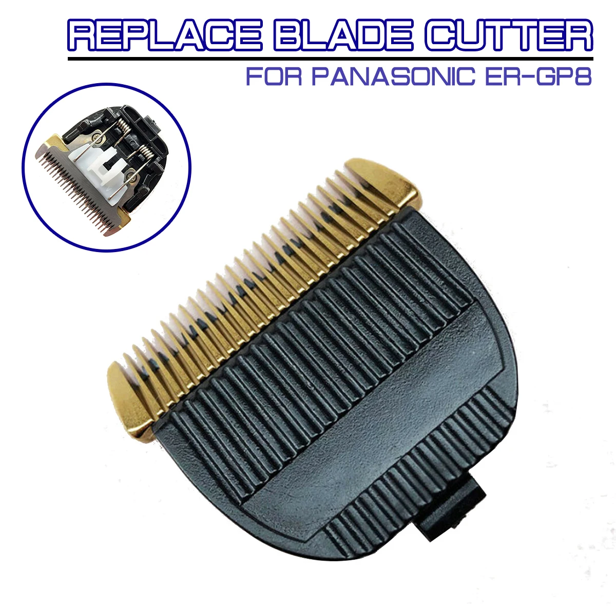 

Ceramic Titanium Replace Blade Cutter Head For Panasonic ER-GP8 1610 1611 1511 153 154 160 VG101 Hair Clipper Trimmer Razor Tool