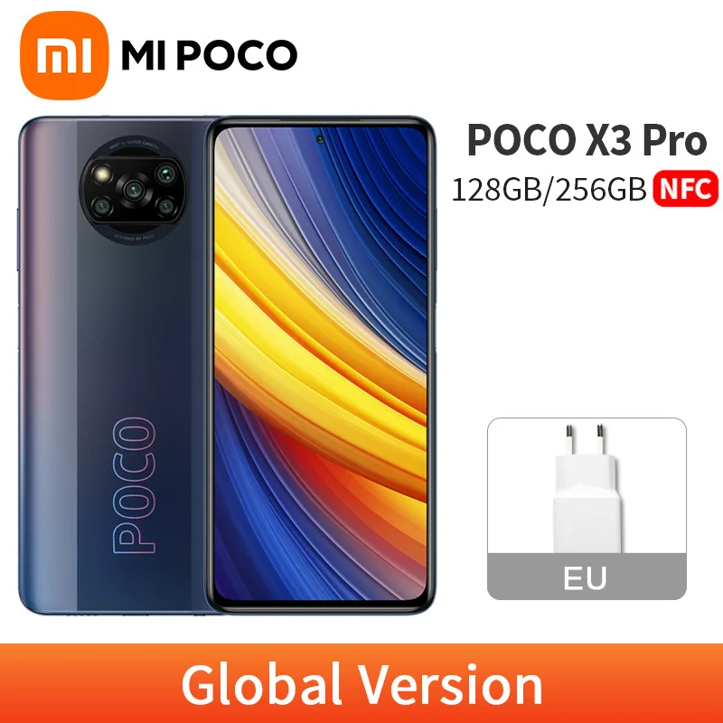 Глобальная версия POCO X3 Pro NFC 6 ГБ 128 ГБ/8 256 мобильный телефон Snapdragon 860 120 Гц частота