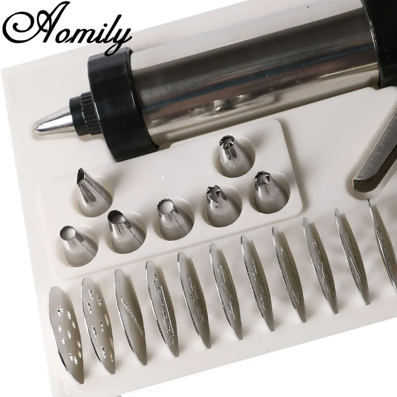 Пистолет для украшения торта из нержавеющей стали Amoliy сахарный экструдер