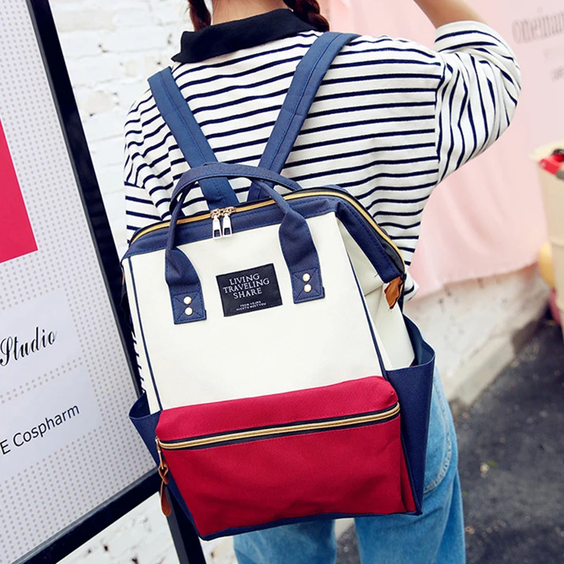 Школьный ранец для девочек подростков Нейлоновые женские сумки тоуты