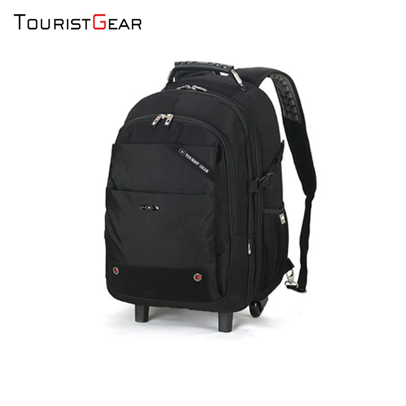 

Laptop backpack Waterproof Luggage bag Men Travel trolley bag business anti-theft Backpack Men Carry-on Wheel Rolling Suitcase