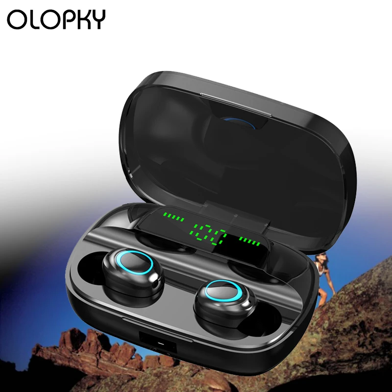 Новые беспроводные Bluetooth 5 0 наушники мини TWS HD вызов 9D стерео смарт сенсорный
