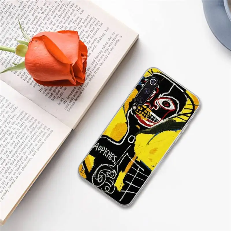 

Jean Michel Basquiat Graffiti Art Phone Case For Xiaomi Redmi note 7 8 9 A t k30 max3 9 s 10 pro lite