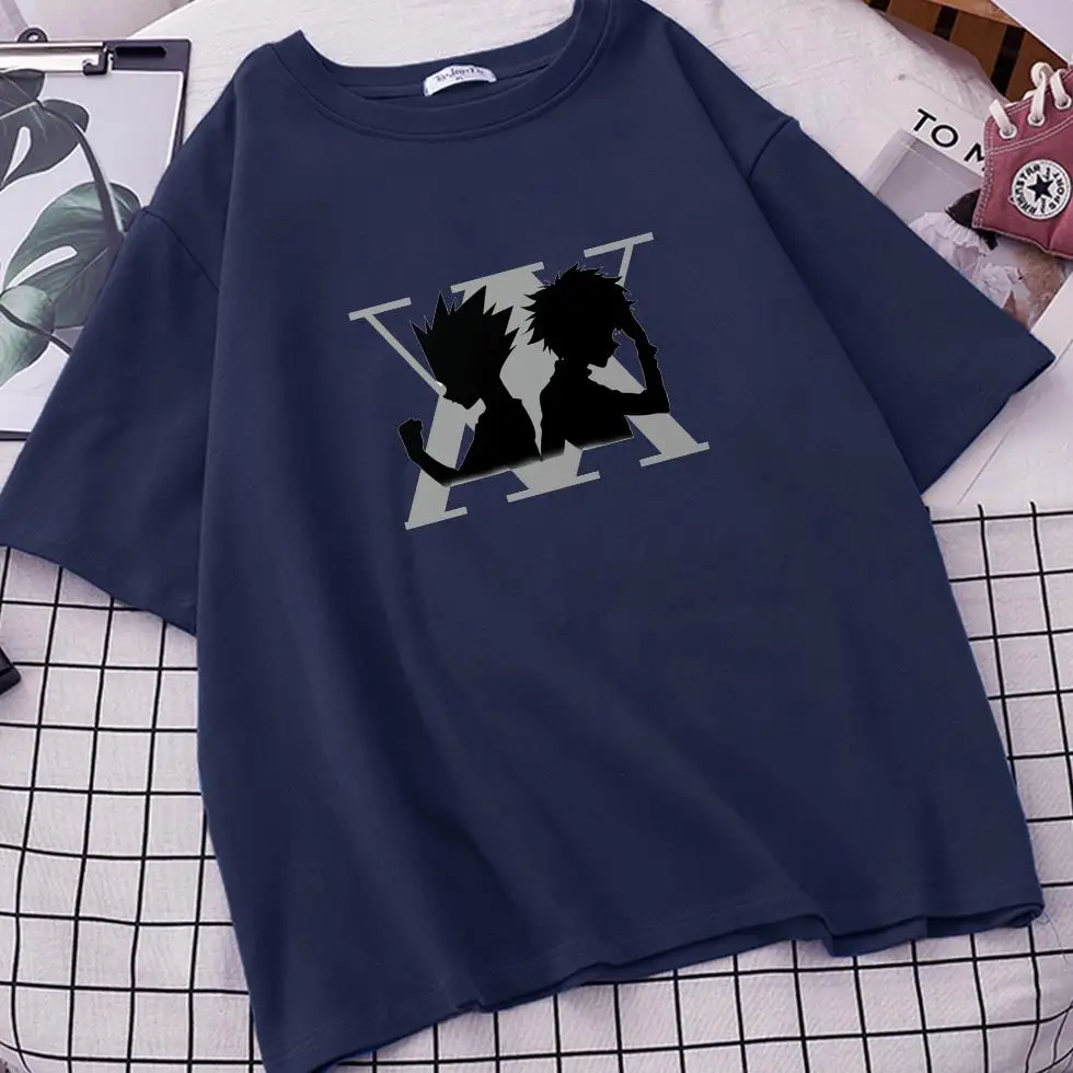 

Hunter X Hunter Anime Women Popular Brands Tshirts Mujer Manga High Quality Design T Shirts Short Sleeve Tee Round Neck Tops
