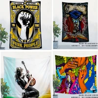 thrash metal rock band music gig poster wall sticker large flag banner curtain hd 4 hole tapestry print cloth art room decor a5