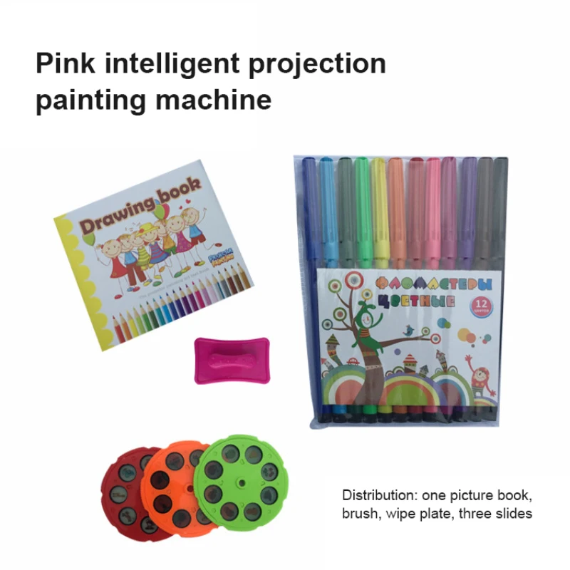 

Led Projector Art Drawing Table Lamp Children Projector Video Beamer Stepless Dimming Cabinet Night Light For Closet Kids Gifts