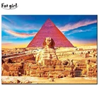Алмазная вышивка Сфинкс египетских пирамидов 5d сделай сам, алмазная живопись, вышивка крестиком, известный пейзаж, полный набор для мозаики