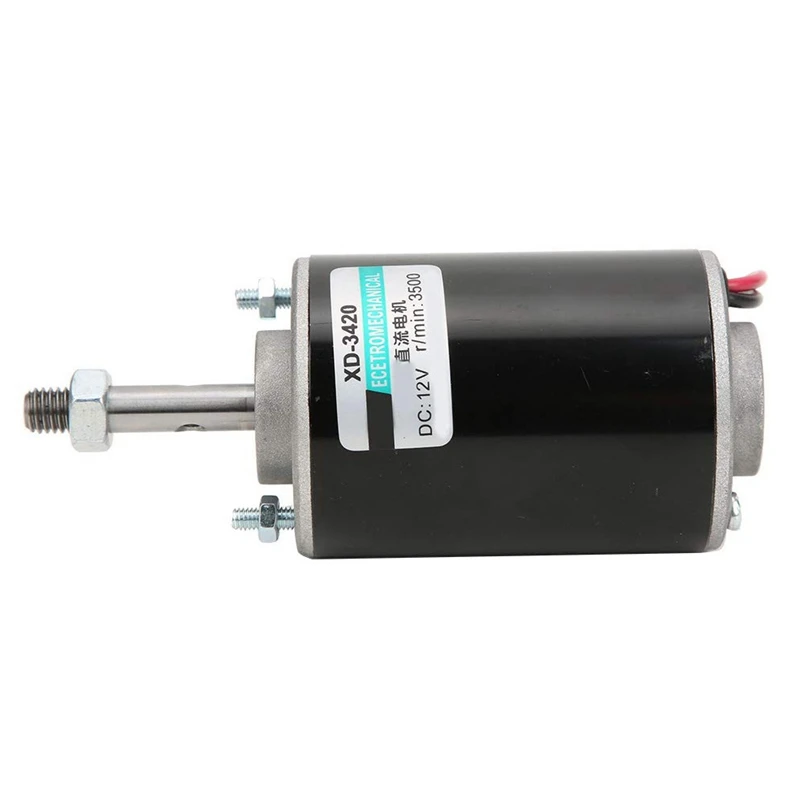 Mini 12V Permanent Magnet DC Motor Reversible Electric Gear High Speed Low Noise for DIY Generator(DC 3500RPM) | Обустройство дома
