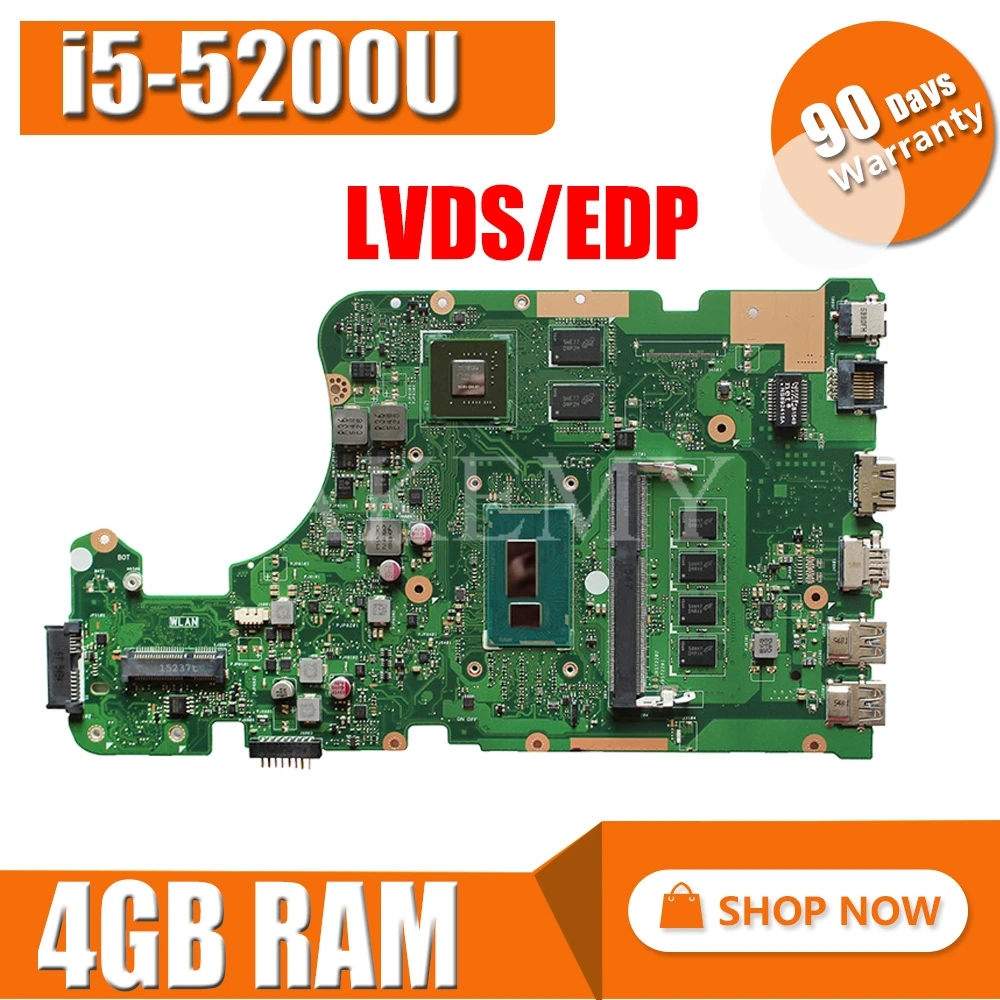 Материнская плата для ноутбука For Asus X555LD X555LP X555LJ X555LB X555LN X555Li X555L тест оригинальная
