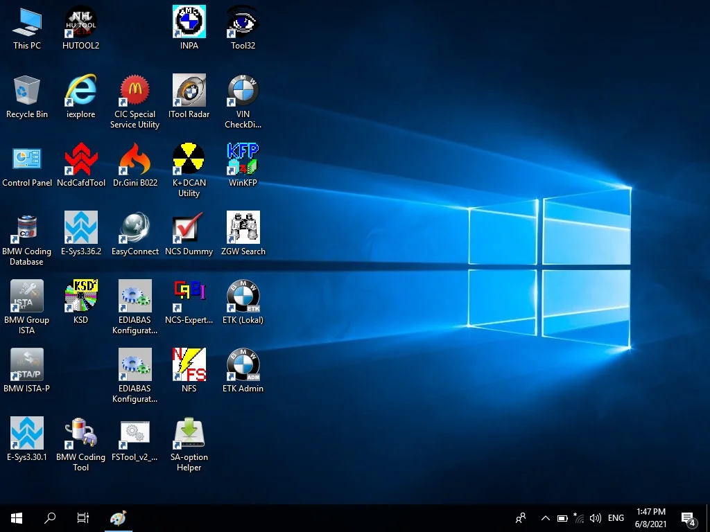 Новейший инструмент для диагностики и программирования V2021/06 ISTA BMW ICOM A2 + B C с