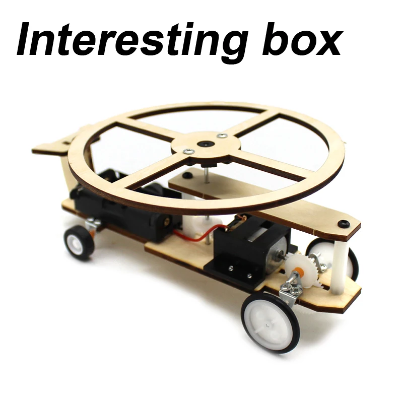 Деревянный вертолет № 1 ручной работы DIY модель таксирующего самолета технология