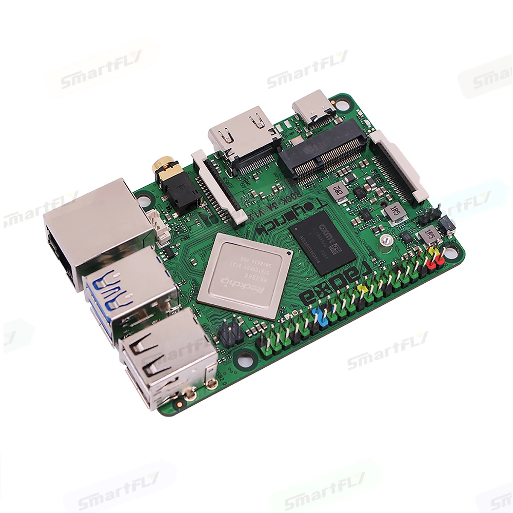 ROCK PI 3A 2 ГБ/4 ГБ/8 ГБ SBC Rockchip RK3568 одноплатная компьютерная поддержка кораллового ТПУ