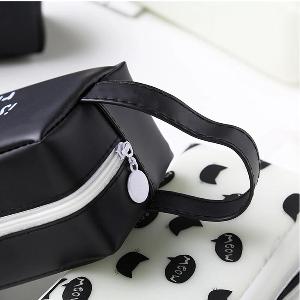 Чехол для карандашей сумка канцелярских принадлежностей кошка Королевство