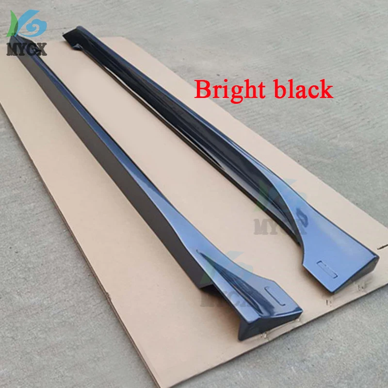 

2 шт./1 комплект, защитные боковые юбки из АБС-пластика для Mazda3 Axela 2014 2015 2016 2017 2018 2019