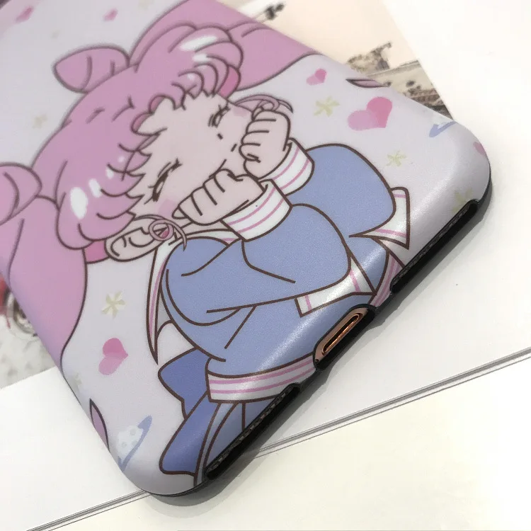 

Cute Cartoon Pretty Girl Mobile Phone Shell Frosted Soft Case Phone Protective Case Drop-Resistant