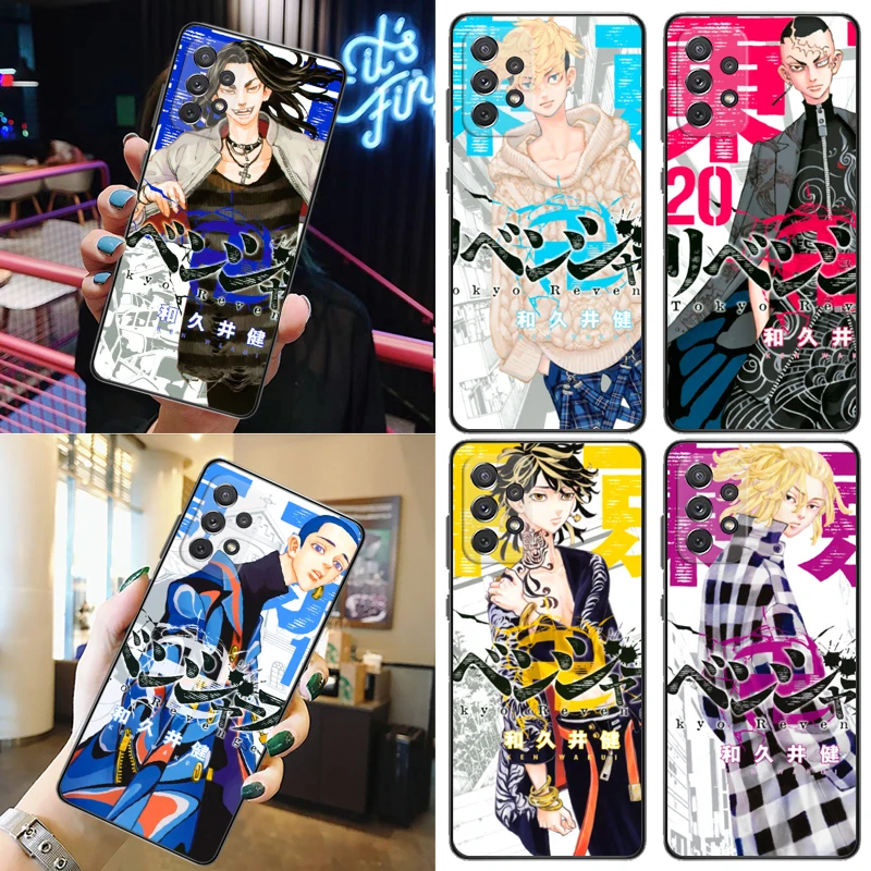 

Tokyo Revengers Hinata Takemichi Atsushi Takemichi Hanagaki Phone Case For Samsung Galaxy A52 A72 5G 4G Carcasa Cases Coque