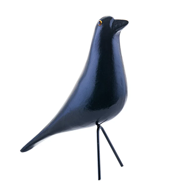 

Artificial Bird Sculpture Office Decoration Sculpture Decoration Household Bird Sculpture Black Sculpture Creative Ornament DIY