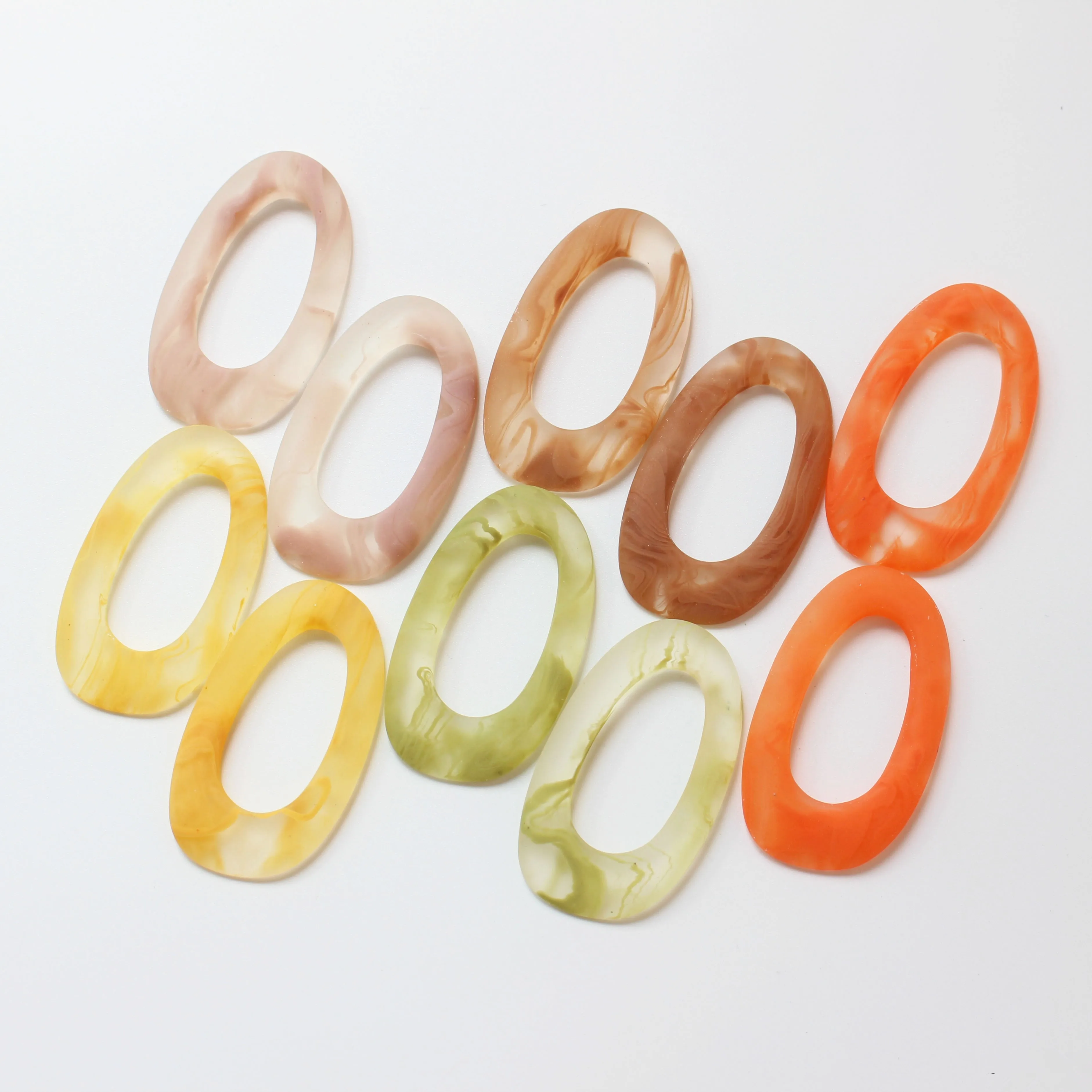 Летняя модель 30 шт./лот цветной геометрический принт неправильной формы матовые