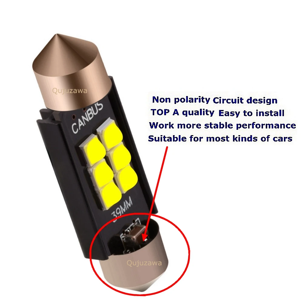 Гирлянда 31 мм 36 39 41 C5W C10W супер яркий светодиодный чип CREE автомобильные фонари Canbus