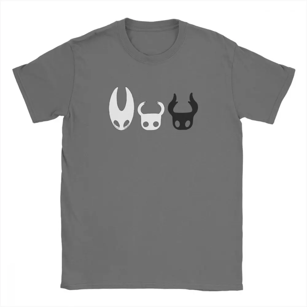 

Hollow Knight T Shirt Men Cotton Casual T-Shirt Crewneck Skull Video Game Tee Shirt Short Sleeve Clothing Gift Idea