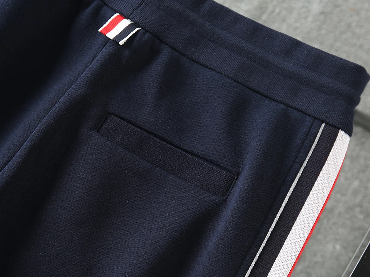 

Men's and women's same style yarn-dyed five-point simple and atmospheric cotton Shorts