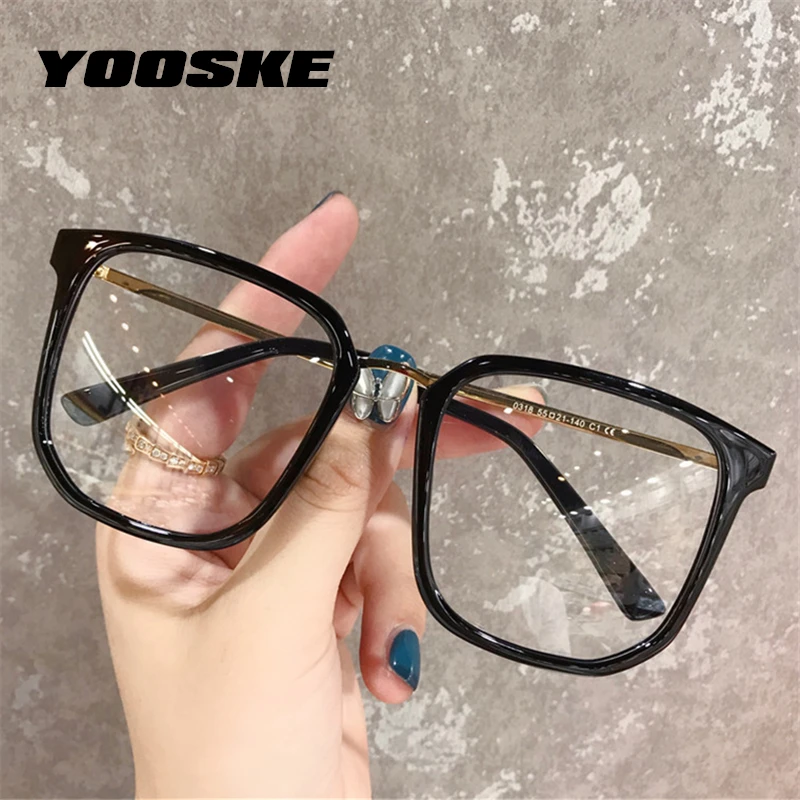 Прозрачные оправы YOOSKE для очков женские мужские трендовые стили брендовые