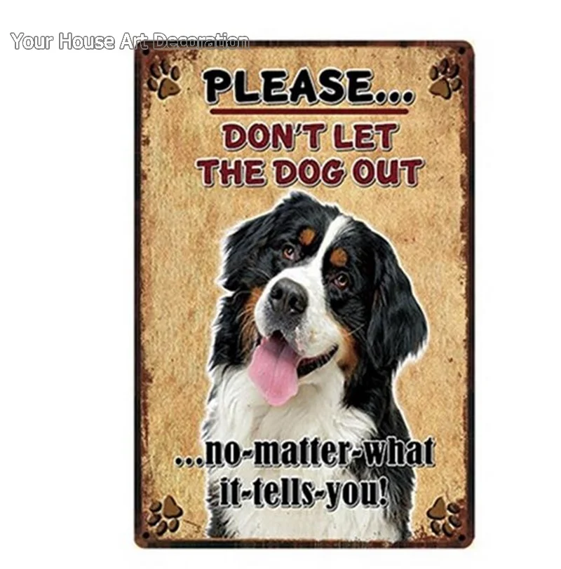I Love My Boxer Dogs Pet Shop металлический знак жестяные правила собаки Остерегайтесь собаки Waring плакат табличка для домашнего декора настенная живопись 20*30 см