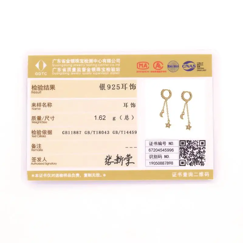 

Boako Real 925 Sterling Silver Hoop Earrings For Women Five-Pointed Star Earrings Zircon Fine Jewelry Pendientes Orecchini