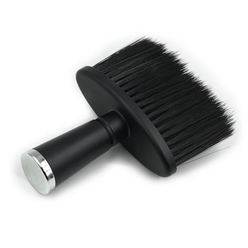 

1 шт. Профессиональный Мягкий Черный Щетка для лица кисти Парикмахерская кисточка из волос для очистки, щетка для бритья, салон резка для пар...