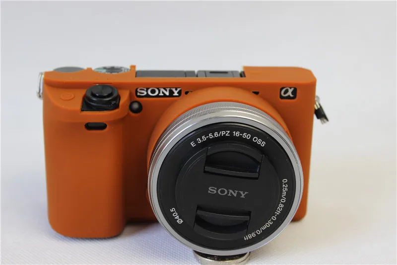 Сумка для камеры sony A6300/A6400 Мягкий силиконовый чехол для камеры защитный чехол