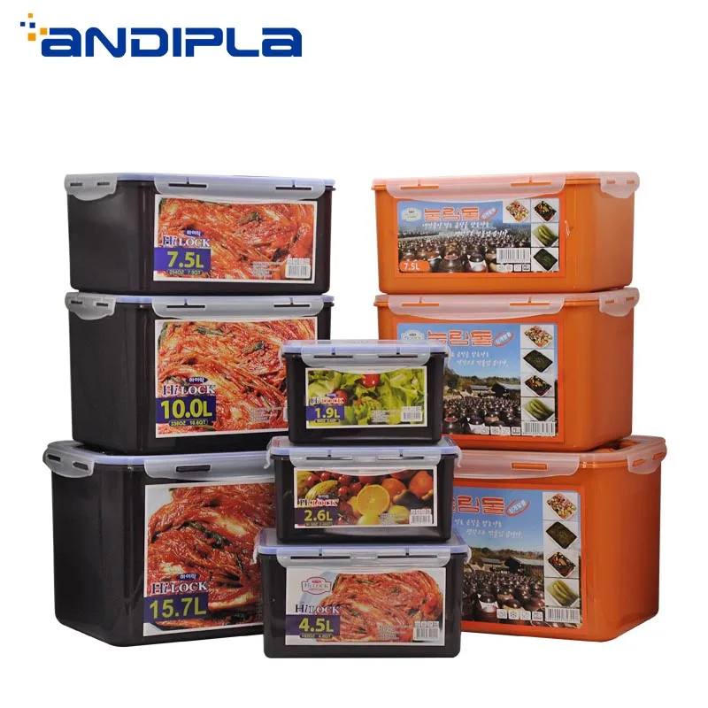 Корейский контейнер для заварки капусты хранения свежих продуктов Kimchi