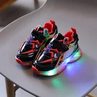 Детские кроссовки Человек-паук, со светодиодной подсветкой