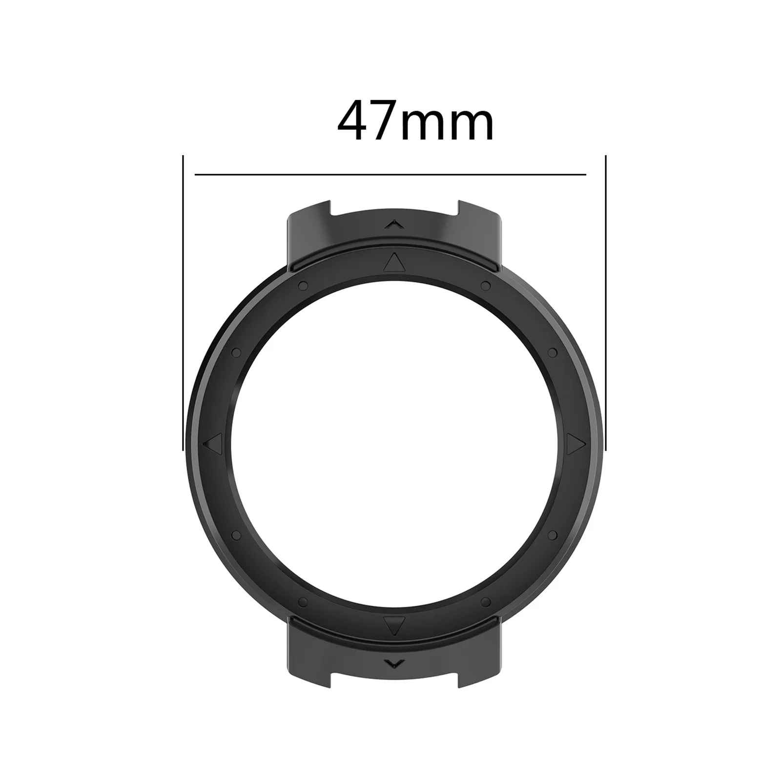

Case Cover Shell Silicone Frame Protective SmartWatch Band Screen Protector Accessories for Xiaomi Huami AmazfitVerge Watch